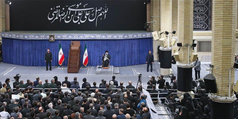 حضور و سخنرانی رهبر معظم انقلاب در مراسم عزاداری شهادت امام رضا علیه‌السلام