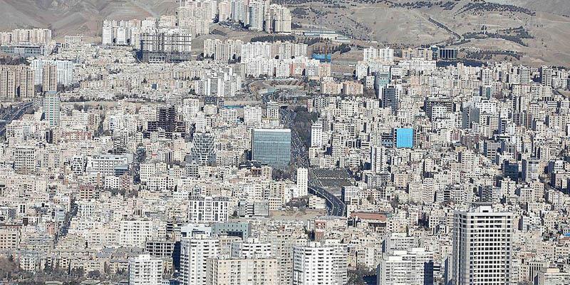 اطلس نامتقارن جمعیت تهران