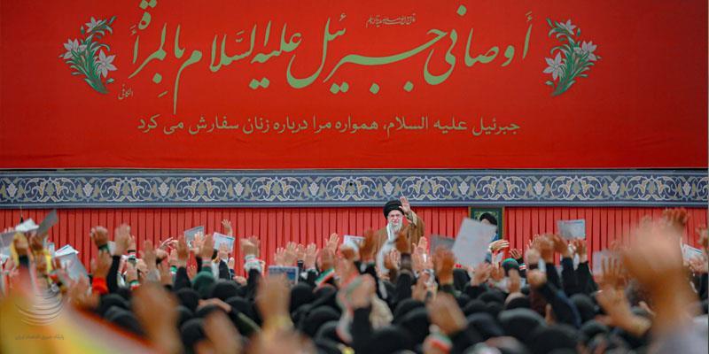 دیدار اقشار مختلف بانوان با رهبر انقلاب