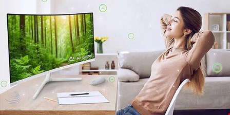 نمایشگری که هوا را تصفیه می‌کند