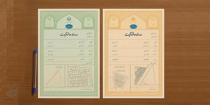 فرق سند سبز و آجری چیست؟