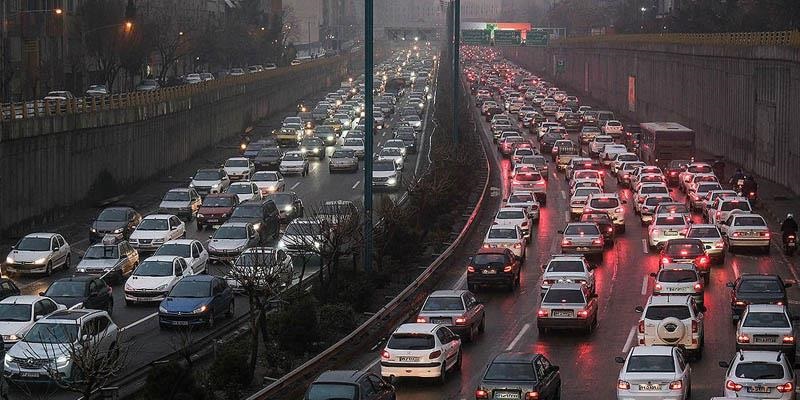 وقت‌‌‌کشی در ترافیک تهران؛ چند دقیقه؟